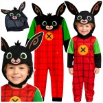 STRÓJ KRÓLIK BING PRZEBRANIE NA BAL HALLOWEEN KARNAWAŁ KOSTIUM + MASKA