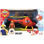 SIMBA STRAŻAK SAM Helikopter Ratowniczy Wallaby + Figurka