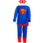SUPERMAN - STRÓJ DLA CHŁOPCA rozmiar S