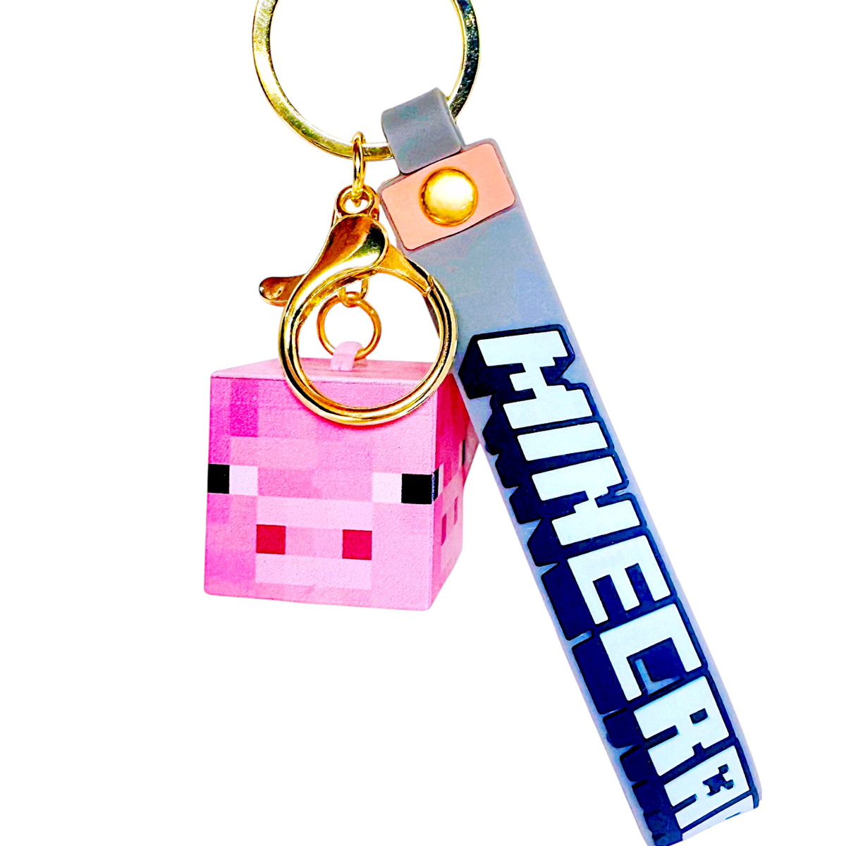 BRELOCZEK MINECRAFT ZAWIESZKA DO KLUCZY BRELOK DO PLECAKA DUŻY FIGURKA