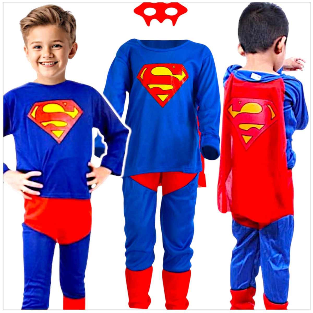 SUPERMAN - STRÓJ DLA CHŁOPCA rozmiar L