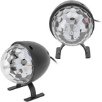 MINI KULA DYSKOTEKOWA LAMPA OBROTOWA KOLOROWA NA IMPREZĘ REFLEKTOR LED RGB