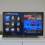 KONSOLA PRZENOŚNA RETRO GIERKA TELEWIZYJNA HDMI 20000 GIER 2 PADY EMULATOR