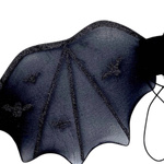STRÓJ DLA DZIEWCZYNKI NA HALLOWEEN PAJĘCZARKA 3w1 NIETOPERZ