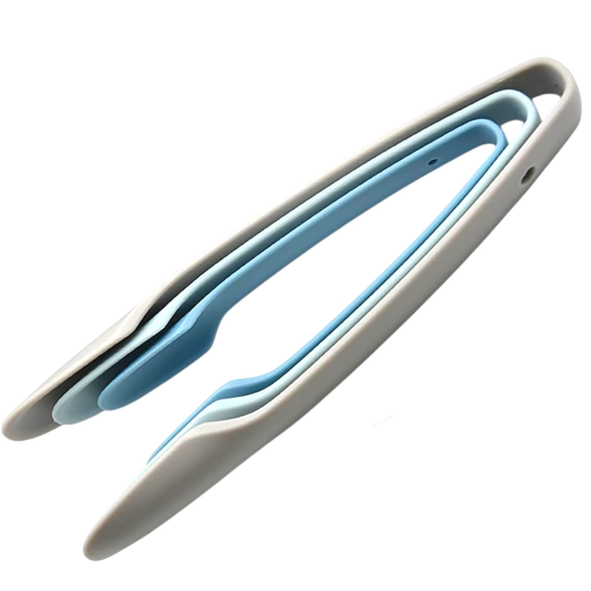 SZCZYPCE KUCHENNE DO SAŁATEK ZESTAW 3 SZCZYPIEC KUCHENNYCH NESTING SKŁADANE