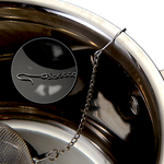 ZAPARZACZ DO HERBATY METALOWY KULKA Z ŁAŃCUSZKIEM UCHWYT DO ZIÓŁ KOSZYCZEK