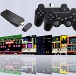 KONSOLA PRZENOŚNA RETRO GIERKA TELEWIZYJNA HDMI 20000 GIER 2 PADY EMULATOR