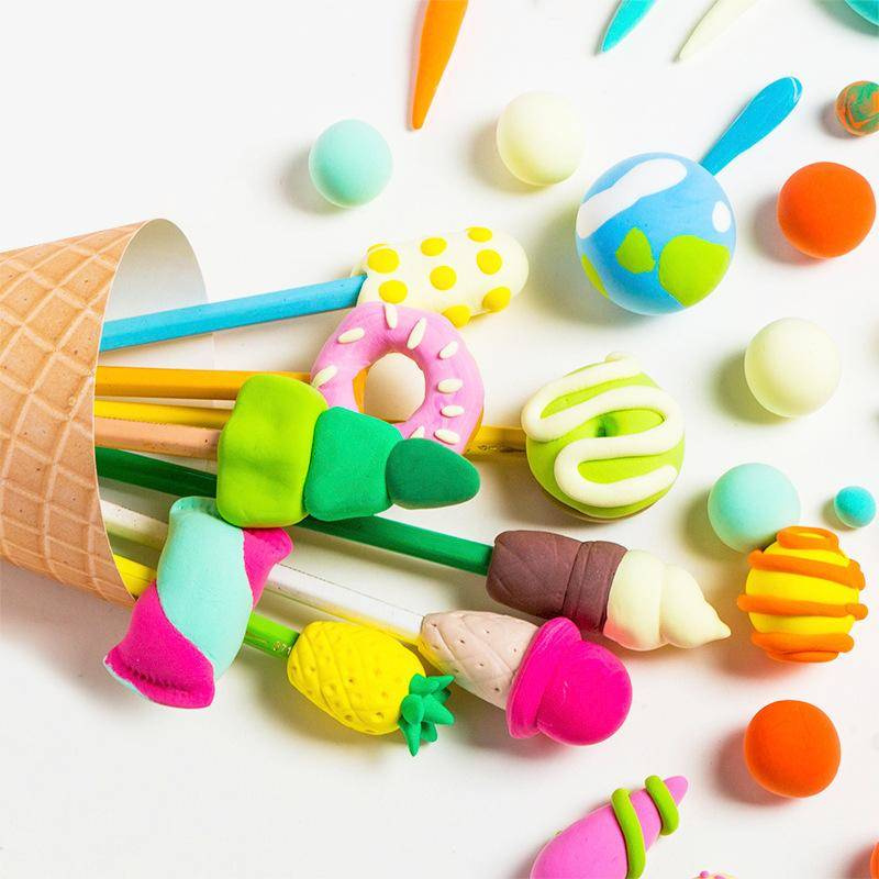 SUPER CLAY PLASTELINA PIANKOLINA GLINA KREATYWNA SENSORYCZNA +AKC 24 KOLORY