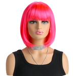 PERUKA RÓŻOWE WŁOSY