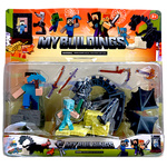 FIGURKA Z GRY MINECRAFT ZESTAW STEVE SMOK ZESTAW FIGUREK DO ZABAWY 4w1 XXL