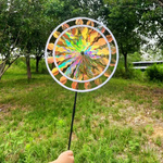 WIATRAK DLA DZIECI DUŻY WIATRACZEK Z RĄCZKĄ OGRODOWY DLA DZIECI 36CM