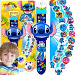 LILO I STICH ZEGAREK Z PROJEKTORM 3D WYŚWIETLA OBRAZKI IKONY PROJEKTOR