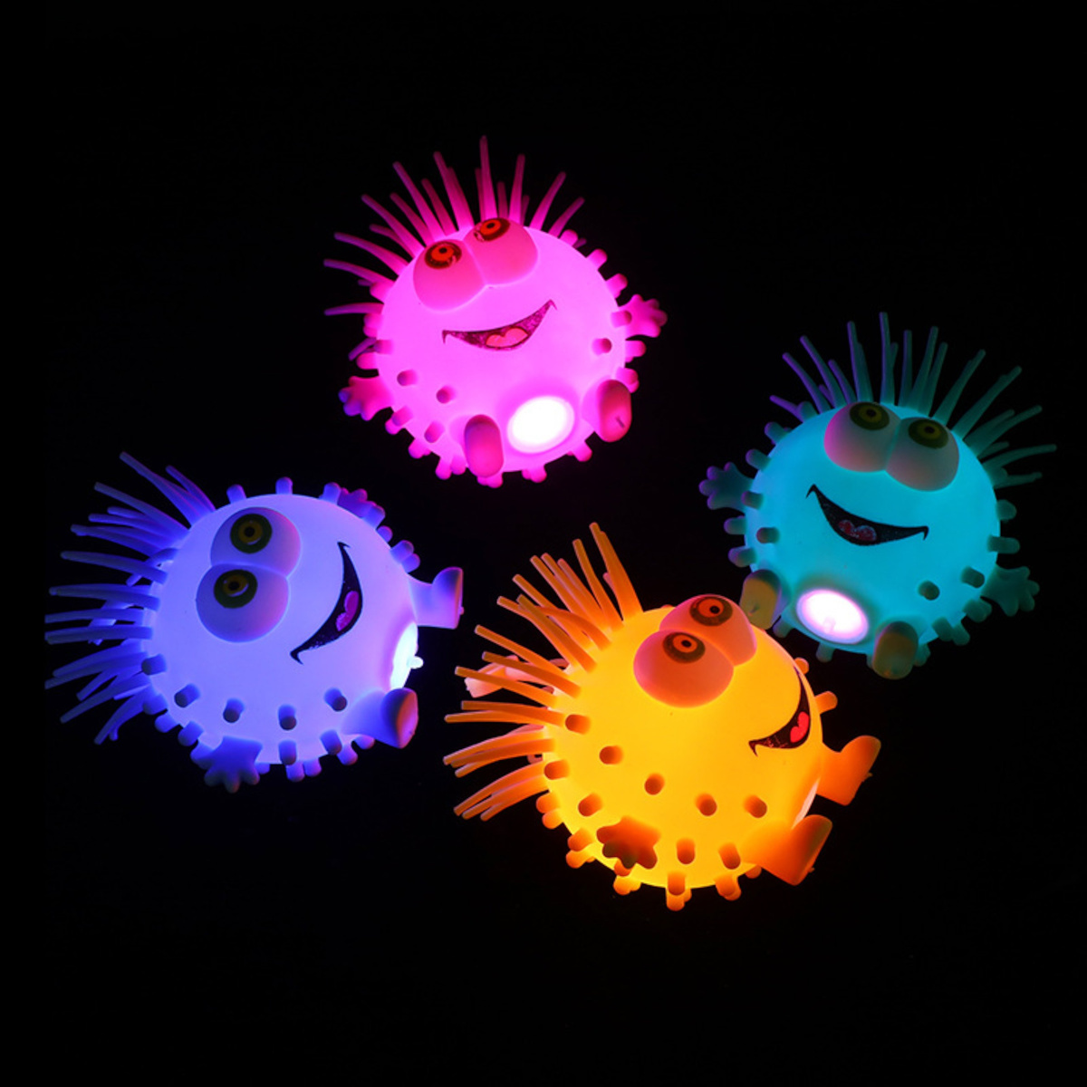 POTWÓR GNIOTEK ANTYSTRESOWY POTWOREK WIRUS KOLOROWY MEGA DUŻY XXL 