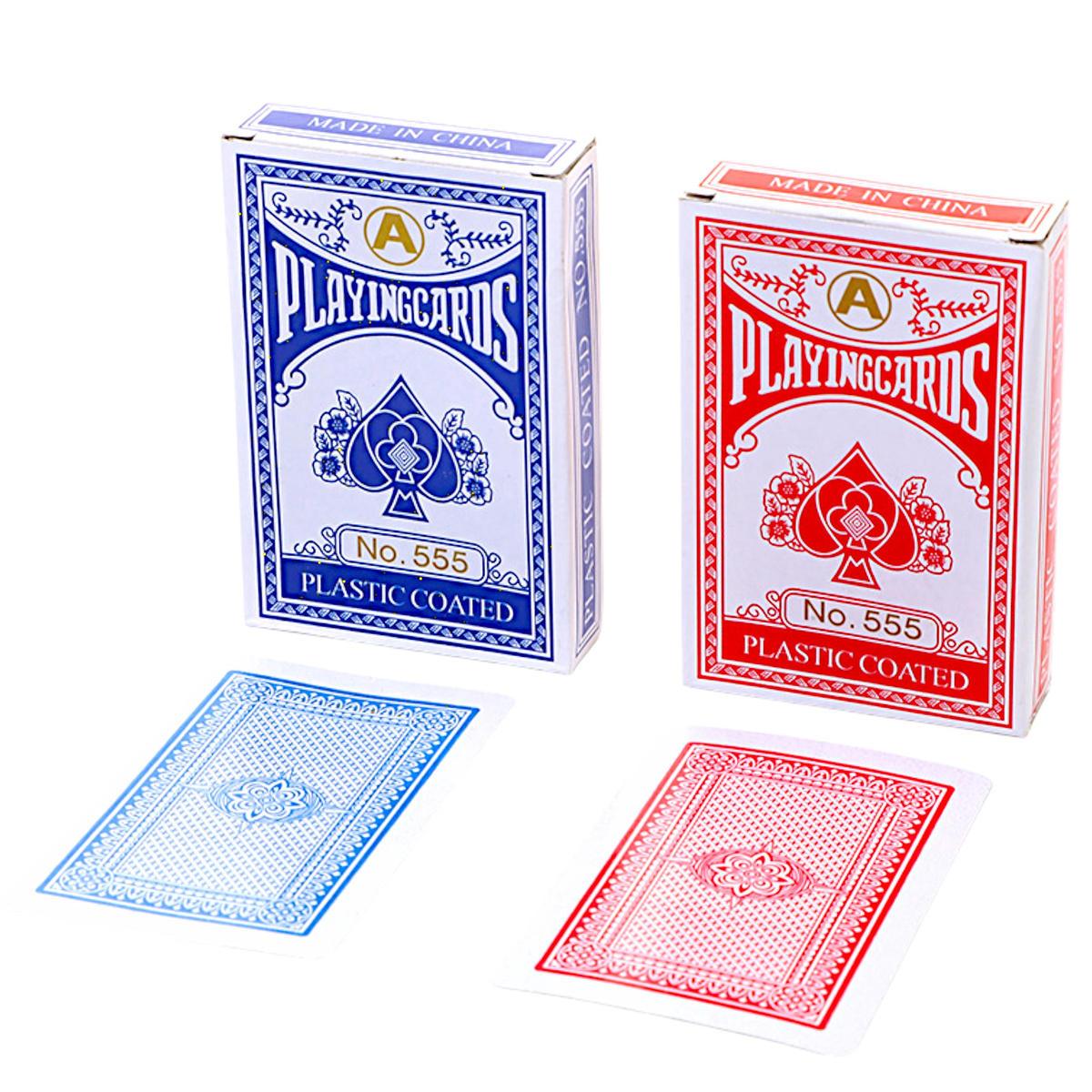 KARTY DO GRY W POKERA MAKAO 54 SZTUK RODZINNA GRA KARCIANA TALIA KART