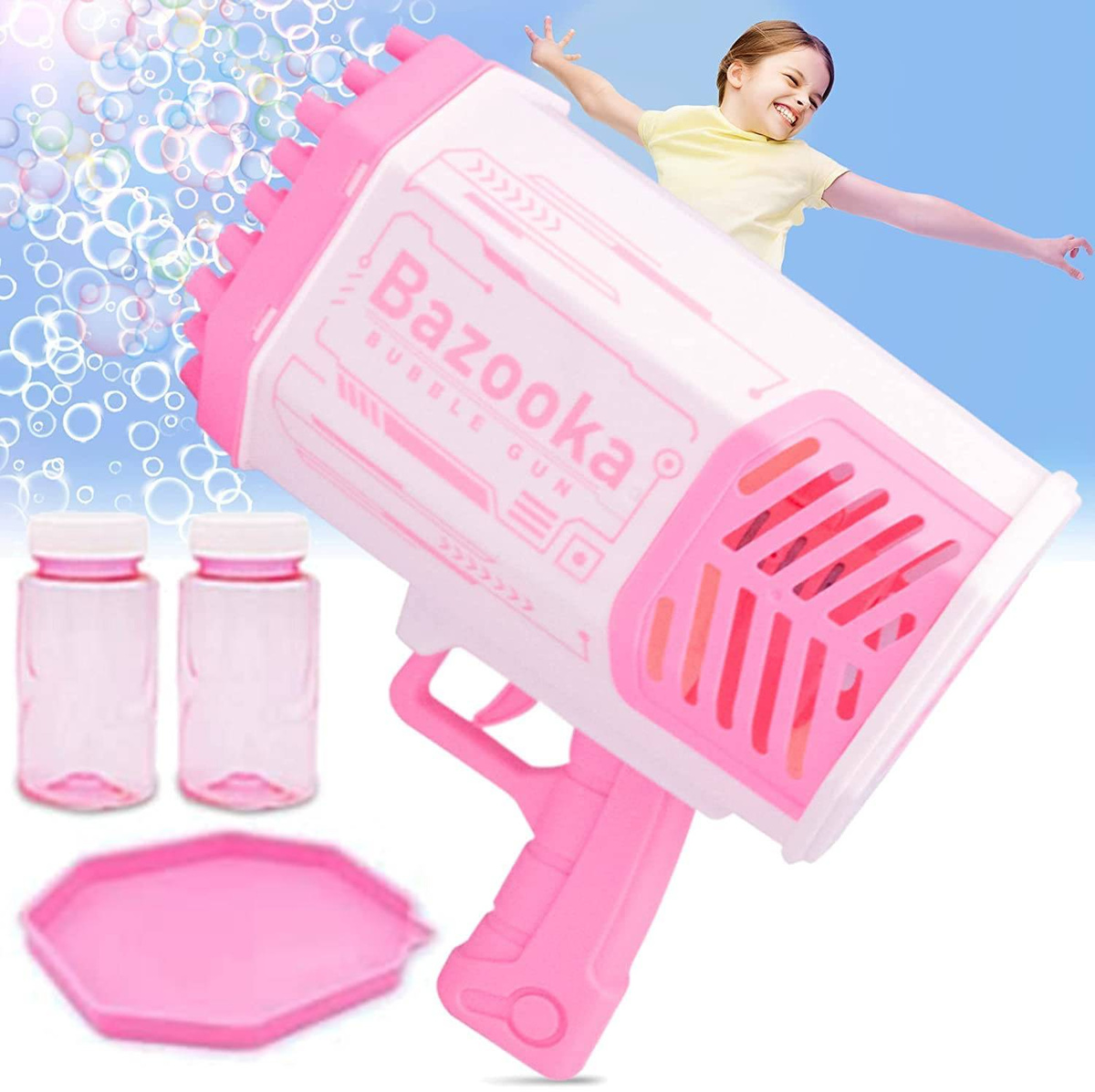 Pistolet wyrzutnia do robienia baniek mydlanych 69