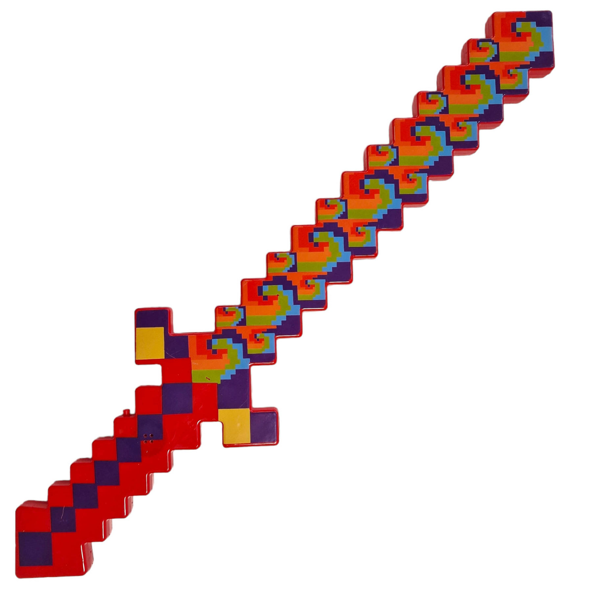 MINECRAFT Zestaw Pixelowy Miecz + Siekiera ze światłem i z dźwiękiem