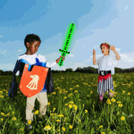 MINECRAFT Zestaw Karabin + Miecz + Siekiera  Pixel 