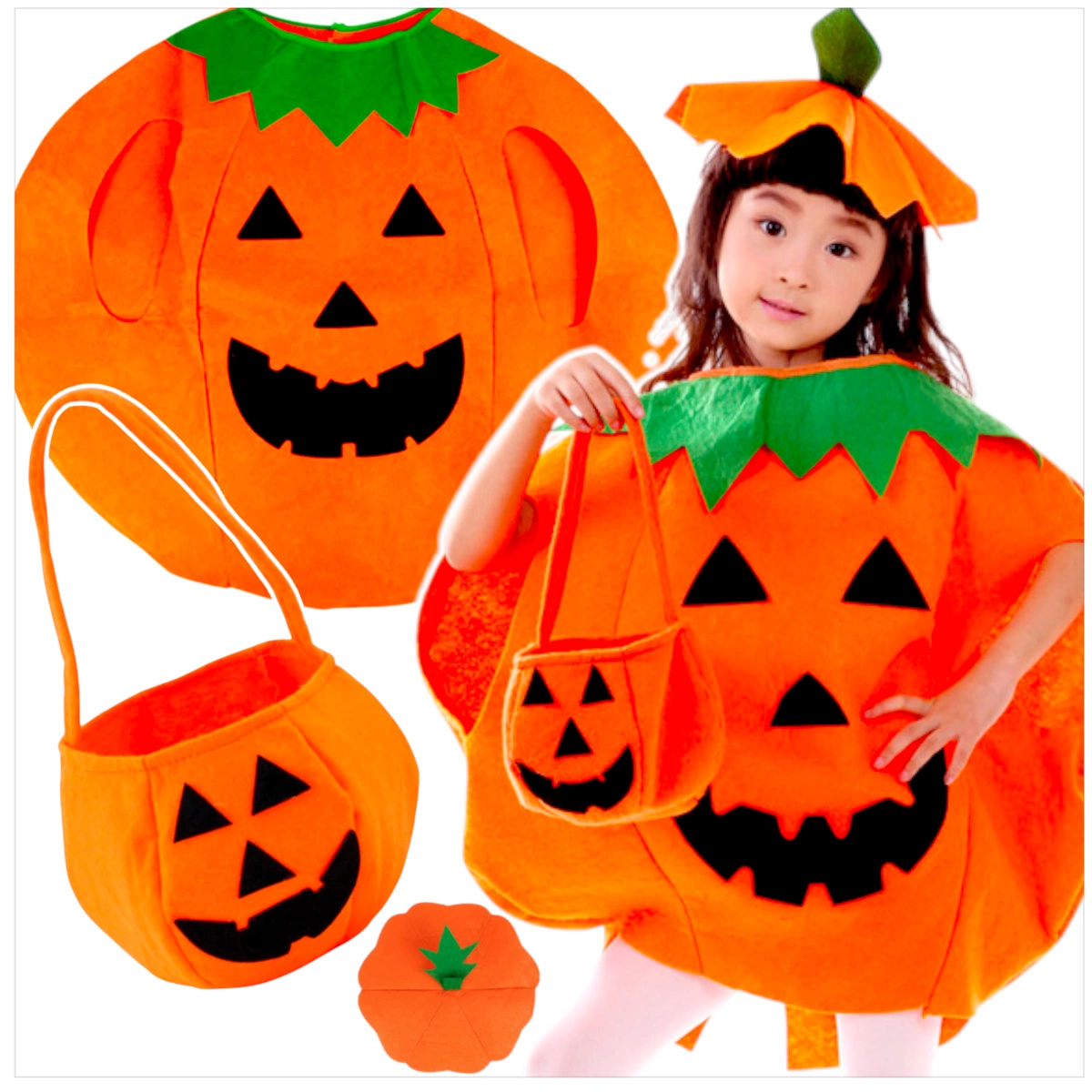 STRÓJ NA HALLOWEEN - DYNIA + TOREBKA NA CUKIERKI