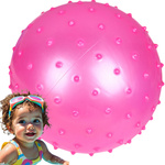 PIŁKA PLAŻOWA OGRODOWA DO BASENU NAD WODĘ DMUCHANA DLA DZIECI Z KOLCAMI