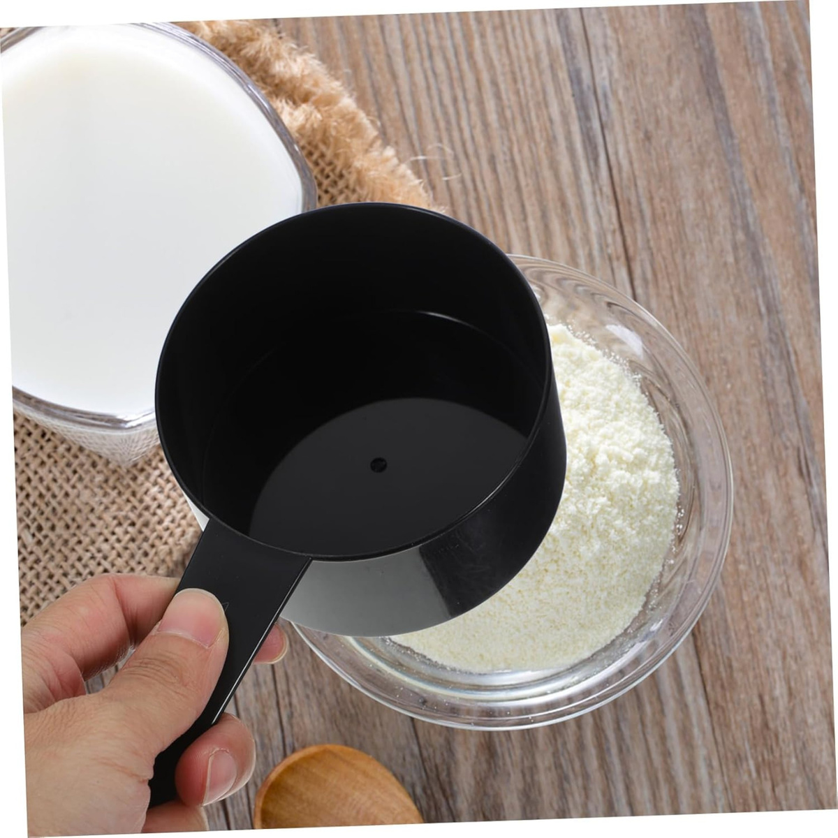 MIARKI KUCHENNE ZESTAW MIAREK KUCHENNYCH DO ODMIERZANIA ŁYŻKI KUBECZKI x10