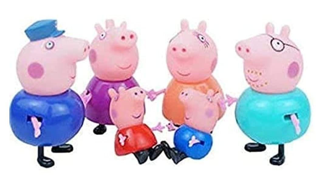 Zestaw 6 figurek - Rodzina Świnki Peppy