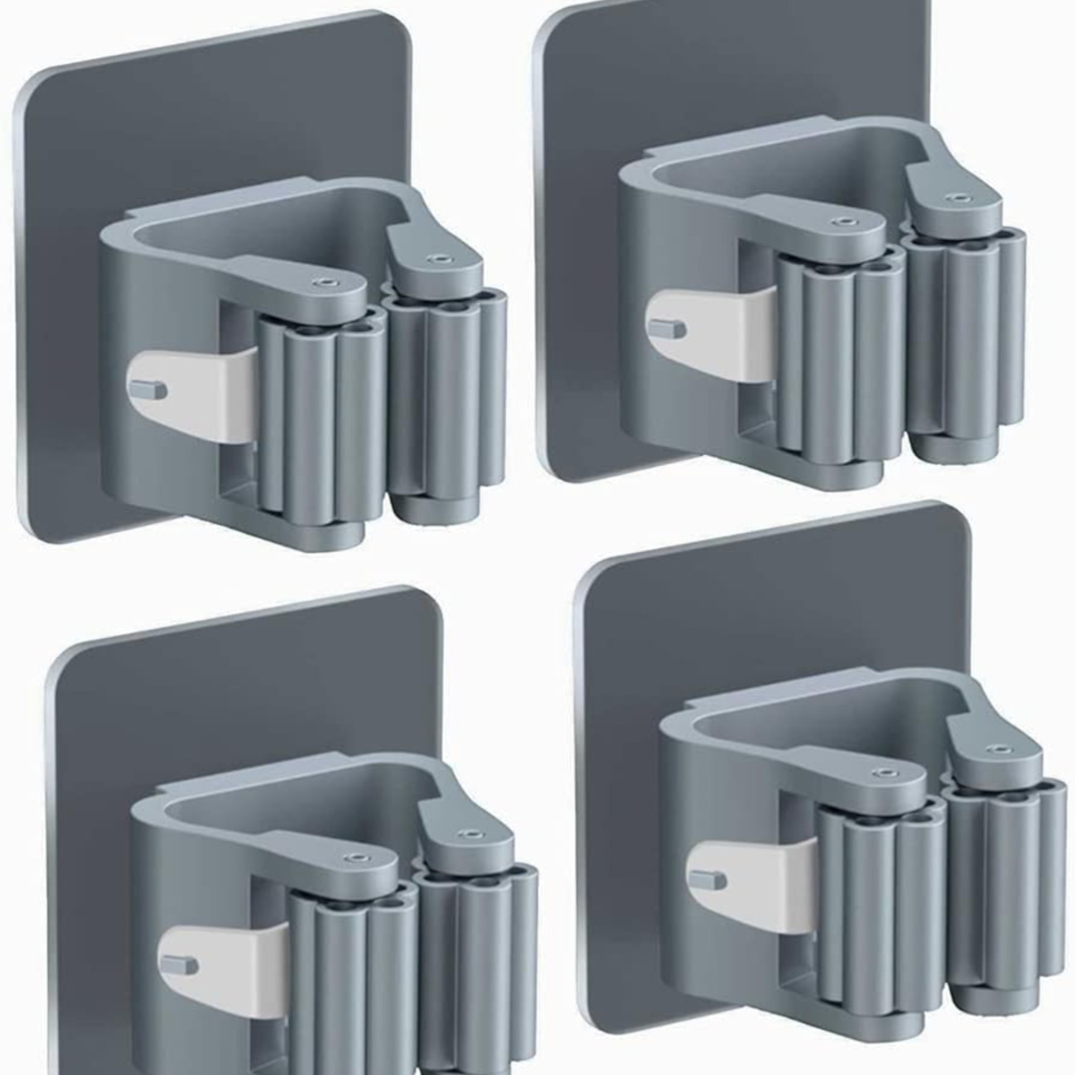 WIESZAK SAMOPRZYLEPNY UCHWYT NA SZCZOTKĘ MOPA KIJA BEZ WIERCENIA ŚCIENNY