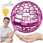 ZABAWKA LATAJĄCA KULA UFO DRON ŚWIECI LED LEWITUJE STEROWANA DŁONIĄ PIŁKA