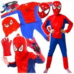 SPIDERMAN - STRÓJ DLA CHŁOPCA + MASKA rozmiar L 122-128