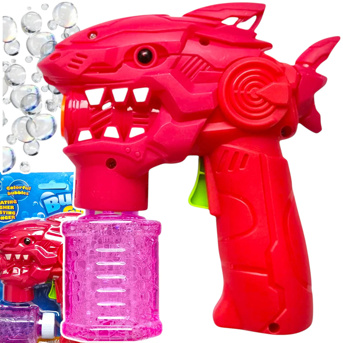 PISTOLET DO BANIEK MYDLANYCH REKIN ZABAWKA DLA DZIECI AUTOMATYCZNY GENERATOR BANIEK