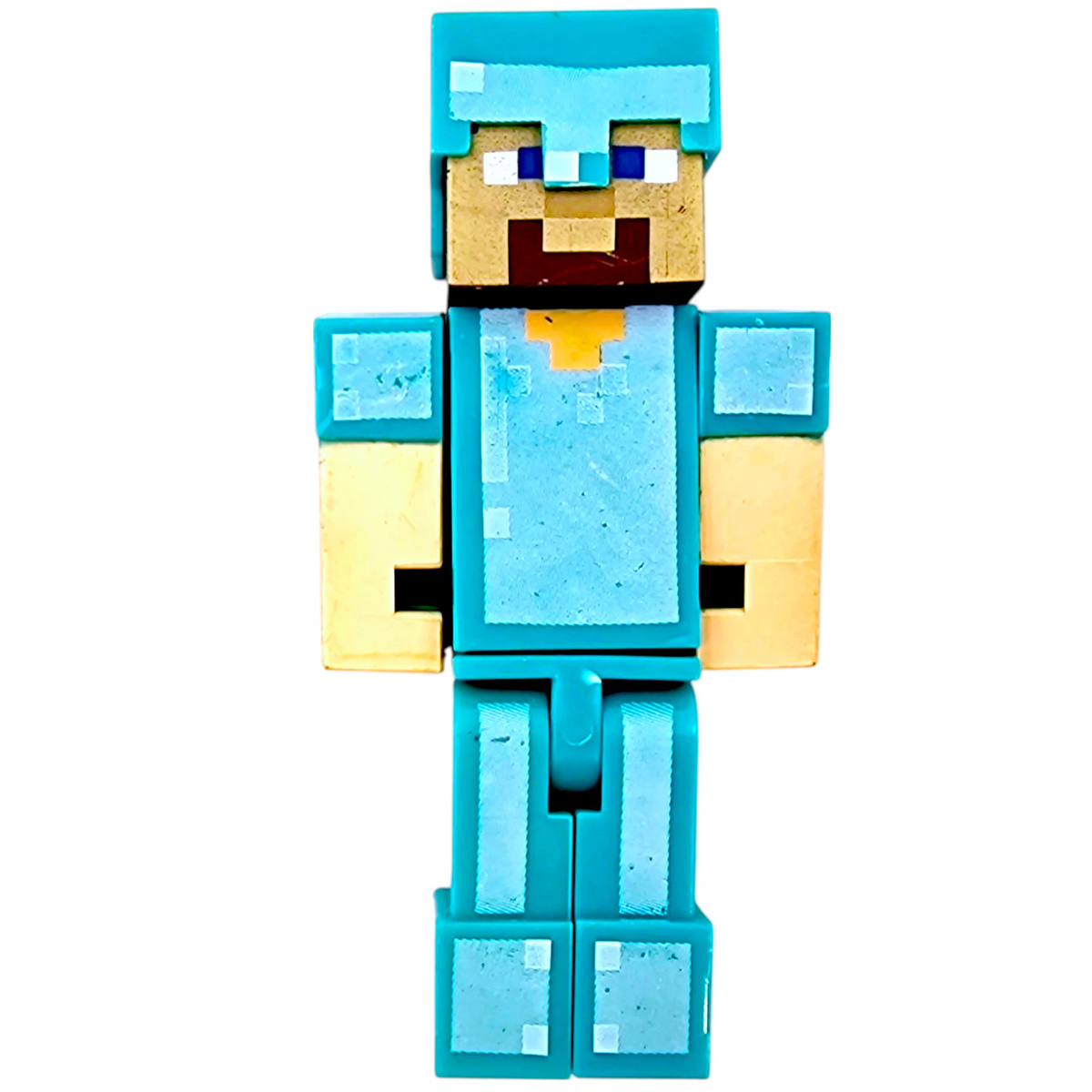 FIGURKA MINECRAFT ZESTAW FIGUREK 3w1 GOLEM DIAMENTOWY STEVE OSADNIK DODATKI