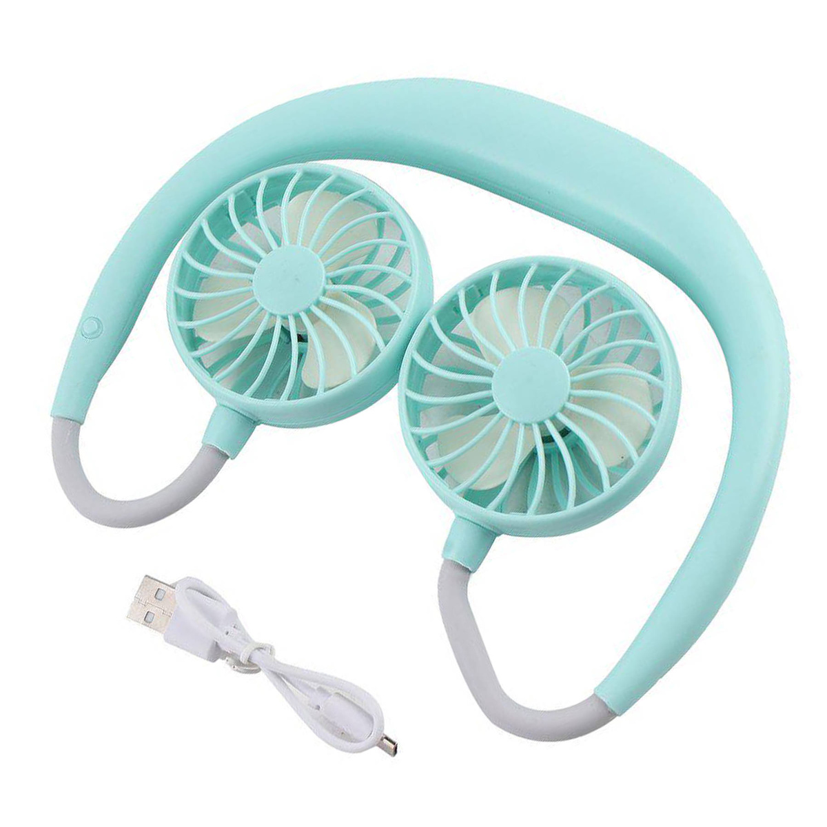 Przenośny Mini Wentylator na szyję USB