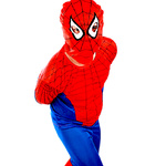 SPIDERMAN - STRÓJ DLA CHŁOPCA + MASKA rozmiar L 122-128