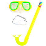 ZESTAW DO NURKOWANIA OKULARY PŁYWACKIE Z RURKĄ GOGLE DO WODY ŁATWE ZAPIĘCIE