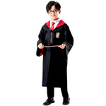 STRÓJ HARRY POTTER + OKULARY + RÓŻDŻKA ZESTAW HARREGO POTTERA