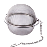 ZAPARZACZ DO HERBATY METALOWY KULKA Z ŁAŃCUSZKIEM UCHWYT DO ZIÓŁ KOSZYCZEK