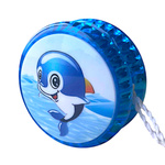 ŚWIECĄCE JOJO SEA WORLD YO-YO ZABAWKA ZRĘCZNOŚCIOWA RYBKI WODA WZORY ŚWIECI