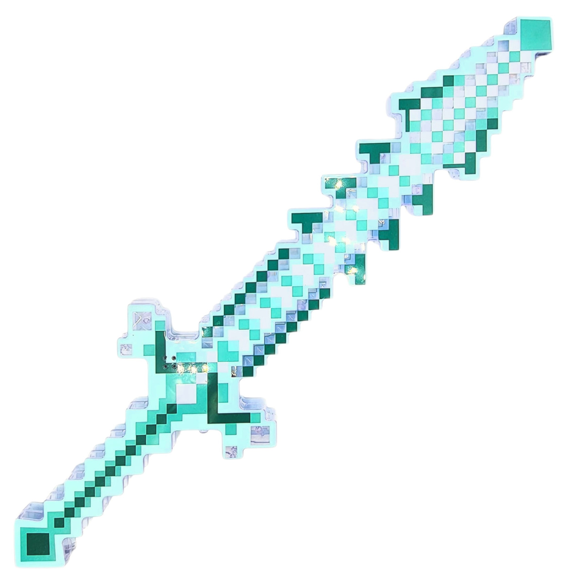 DUŻY MIECZ ŚWIECĄCY - ŚWIETLNY PIXELOWY 49CM XXL
