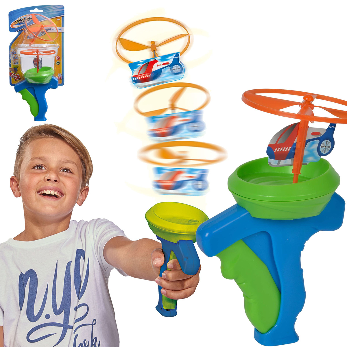 SIMBA Zestaw Wyrzutnia + 2 helikoptery