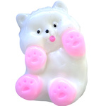 GNIOTEK ANTYSTRESOWY KOT KOTEK Z POSYPKĄ ZABAWKA SENSORYCZNA ANTYSTRESOWA