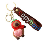 KAPIBARA - FIGURKA BRELOCZEK ŚWIECĄCY 7cm CAPYBARA BRELOK ZAWIESZKA  SMYCZ