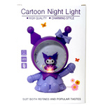 KUROMI LAMPKA NOCNA DLA DZIECI KOLOROWA ŚWIECI LED USB LAMPKA NA BIURKO