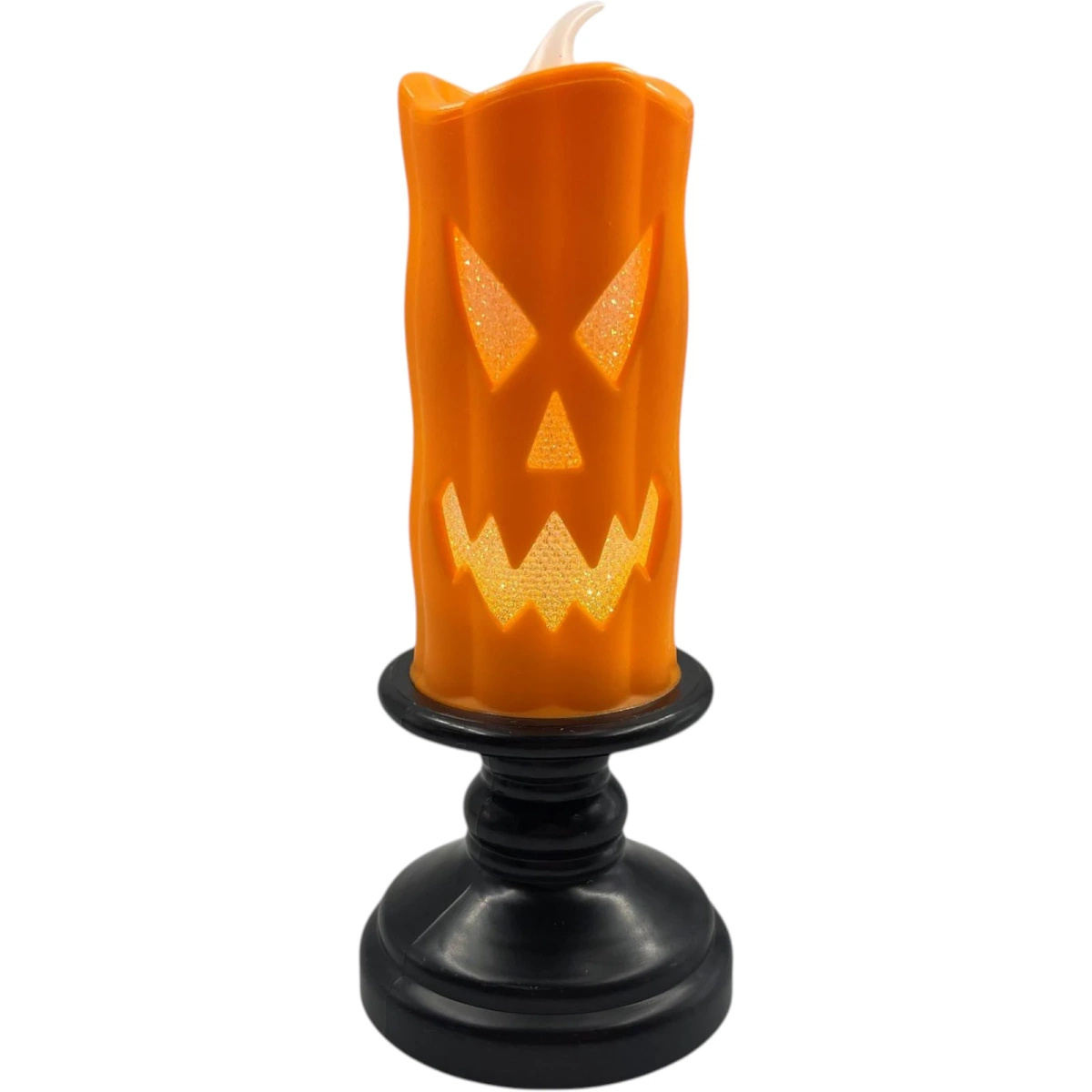 LAMPKA ELEKTRYCZNA NA HALLOWEEN OZDOBA ŚWIECZKA DYNIA ŚWIECA LED 13CM