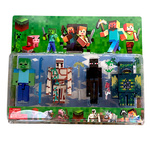 ZESTAW FIGUREK Z GRY MINECRAFT FIGURKA 4 SZTUKI ZOMBIE ENDERMAN WARDEN 4w1