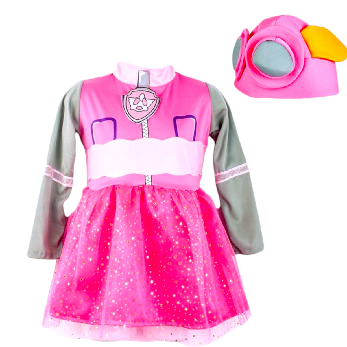 PSI PATROL STRÓJ SKYE KOSTIUM DLA DZIEWCZYNKI NA IMPREZĘ SUKIENKA L