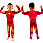 STRÓJ IRONMANA KOSTIUM IRON MAN GRUBY Z MIĘŚNIAMI rozmiar S
