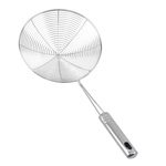 ŁYŻKA CEDZAKOWA SITKO DO PIEROGÓW SZUMÓWKA CHOCHLA DUŻY CEDZAK Z RĄCZKĄ