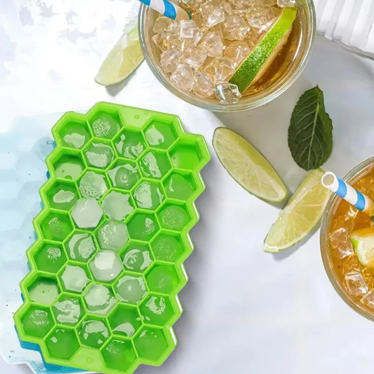 FORMA FOREMKA DO LODU KOSTEK LÓD SILIKONOWA FOREMKI SILIKONOWE NA 37 KOSTEK