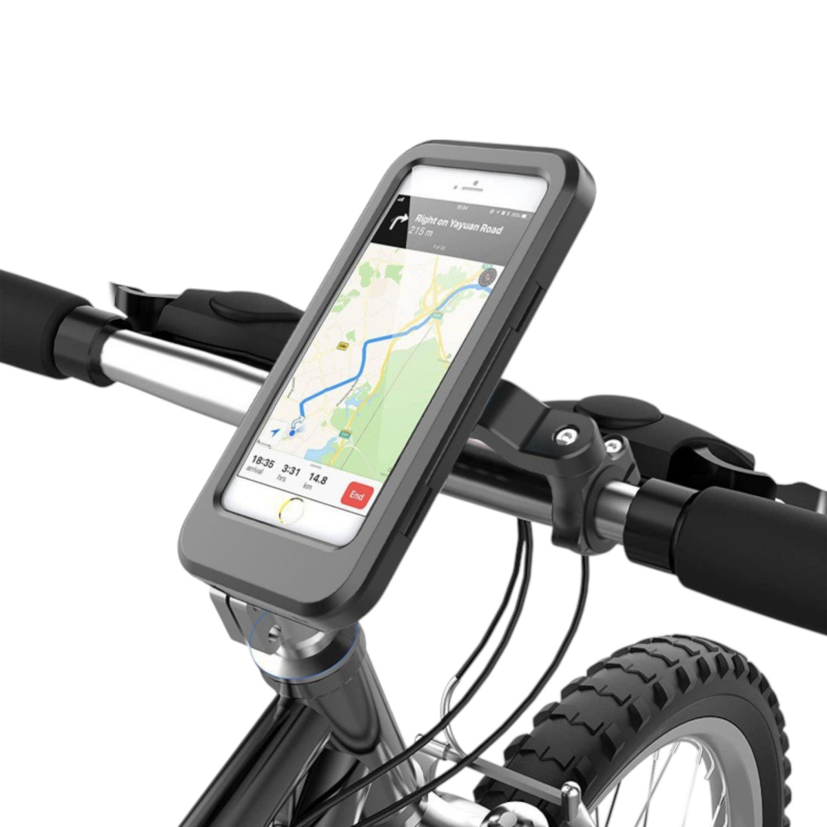 WODOODPORNY UCHWYT ROWEROWY MOTOCYKLOWY NA TELEFON