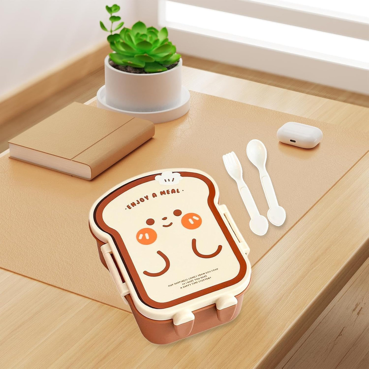 POJEMNIK NA JEDZENIE DLA DZIECI LUNCH BOX LUNCHBOX ŚNIADANIÓWKA + SZTUĆCE