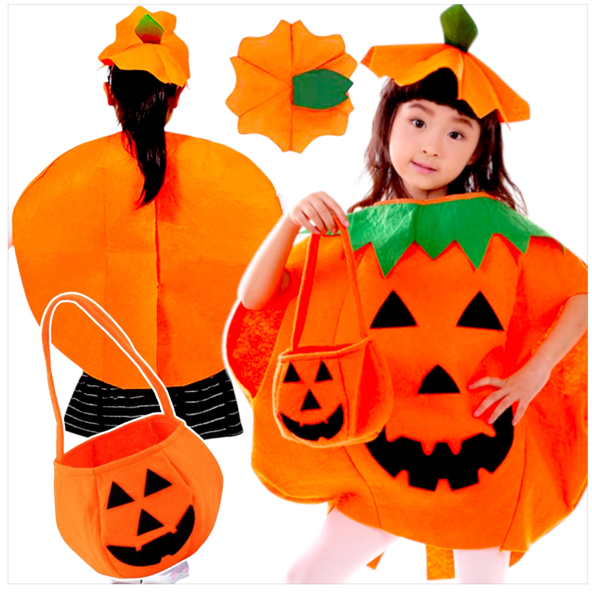 STRÓJ NA HALLOWEEN - DYNIA + TOREBKA NA CUKIERKI